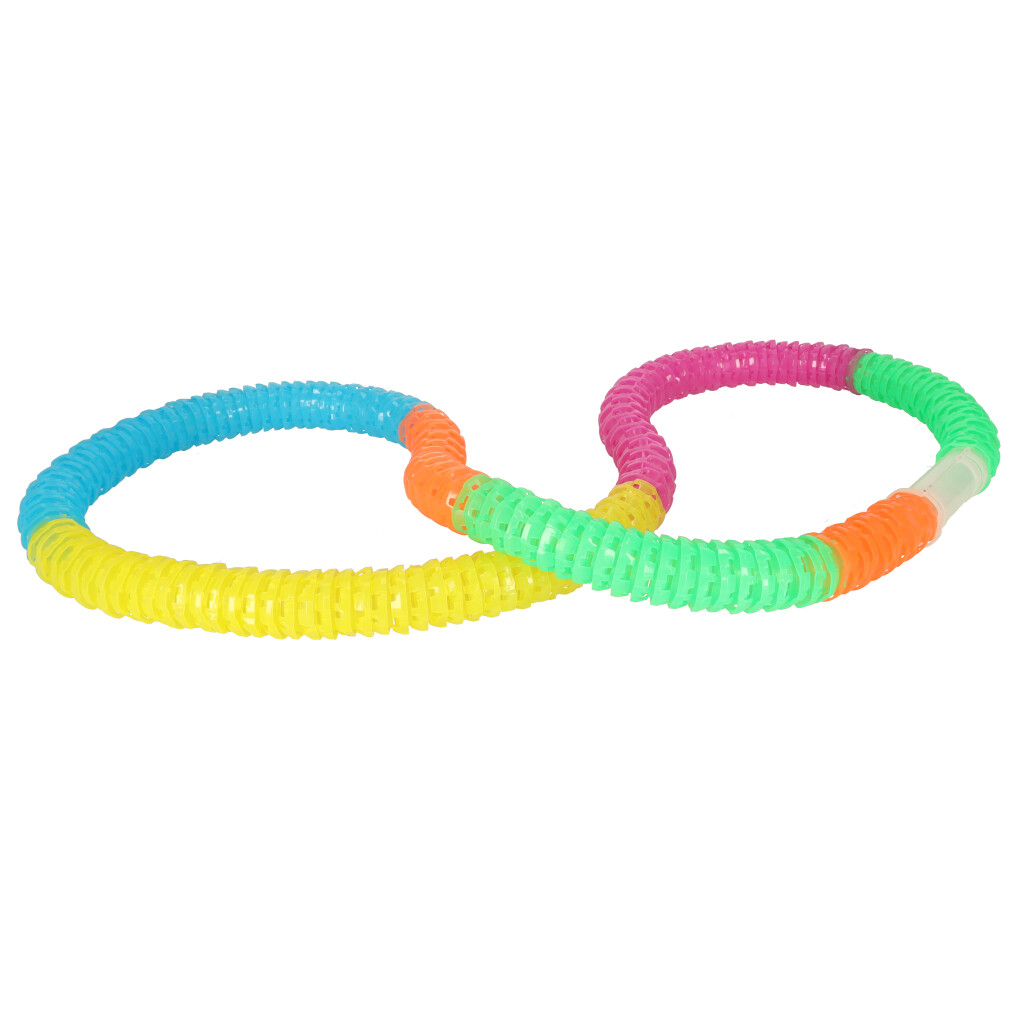 Tor wyścigowy samochodowy elastyczny rurkowy USB LED 210 elementów - obrazek 7