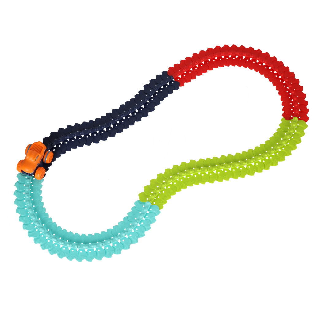 Tor wyścigowy elastyczny samochodowy auta zjeżdżalnie 102el. 132cm - obrazek 3