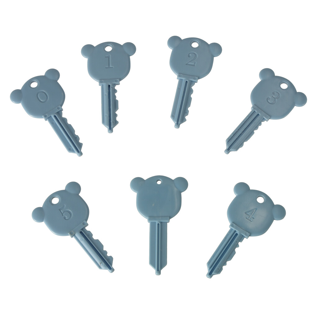 Zabawka edukacyjna łamigłówka samochodziki z wagonikami kłódkami wagoniki kłódki z kluczykami autka Montessori 13 el. - obrazek 5