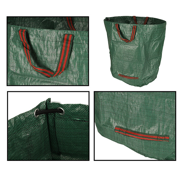 Kosz ogrodowy na liście odpady worek 272 l duży - obrazek 6