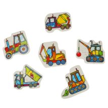 ALEXANDER Puzzle dla maluszków – maszyny budowlane 2+