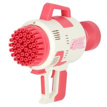 Pistolet maszynka do baniek mydlanych bańki mydlane światła różowy