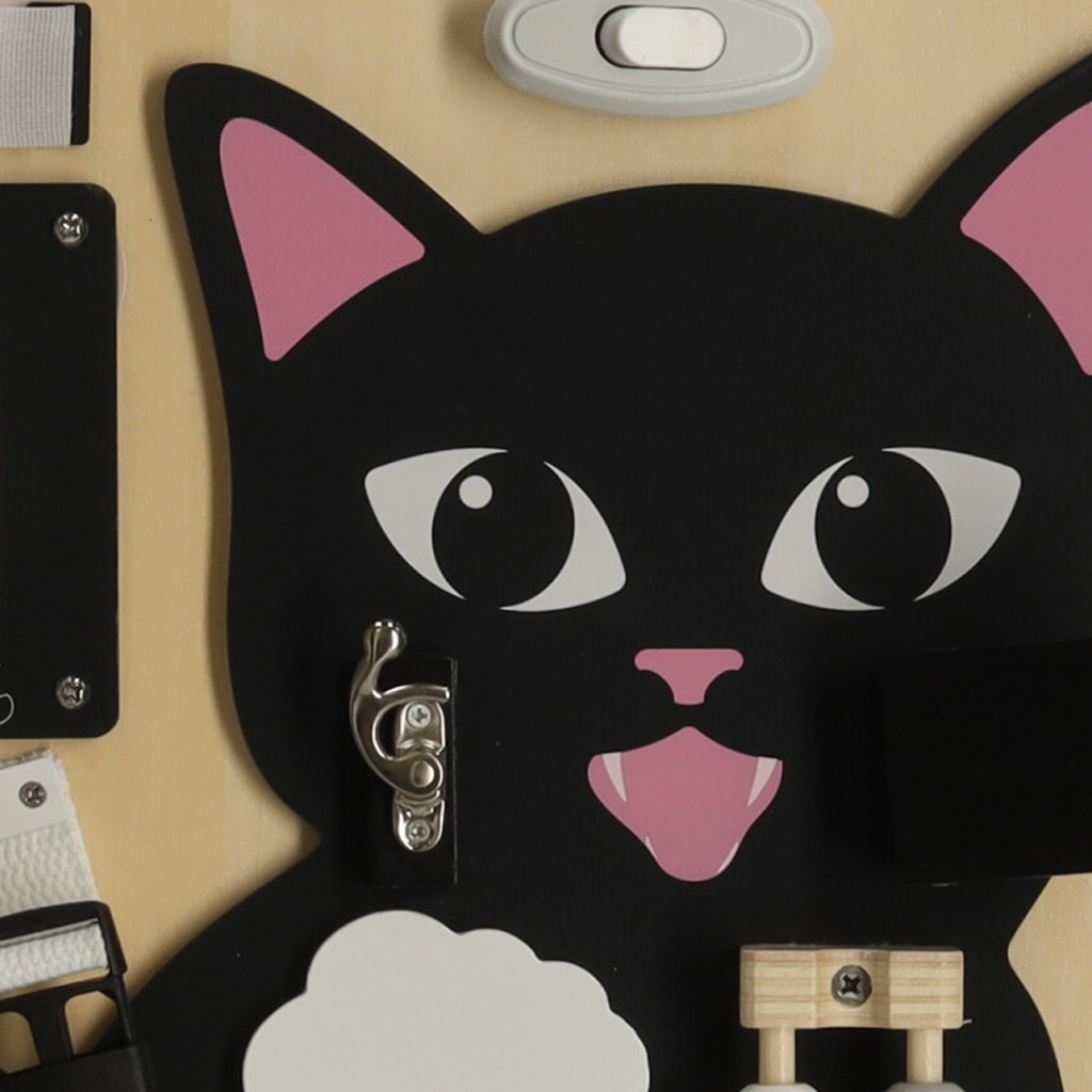 Tablica manipulacyjna sensoryczna Kotek LULILO KICIAO - obrazek 8