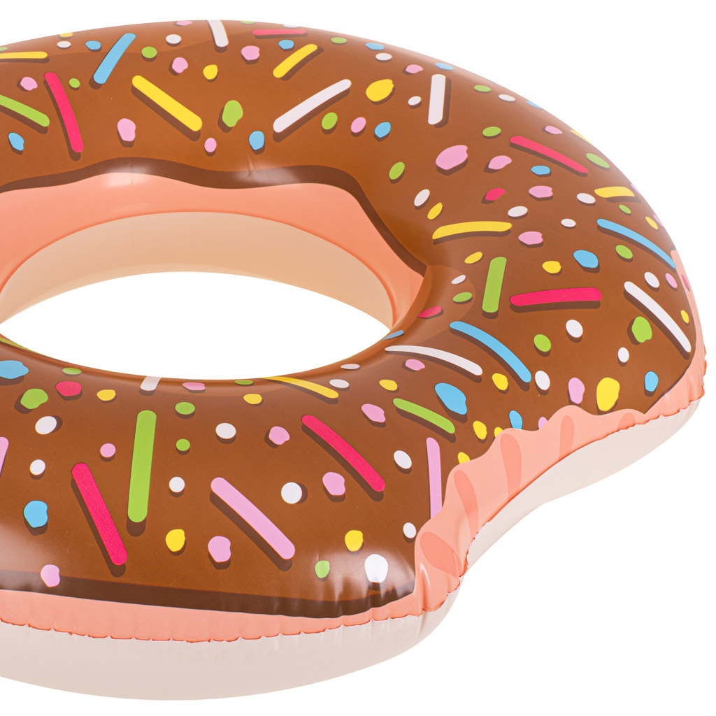 Kółko do pływania koło dmuchane BESTWAY 36188 donut brązowe 107cm - obrazek 7