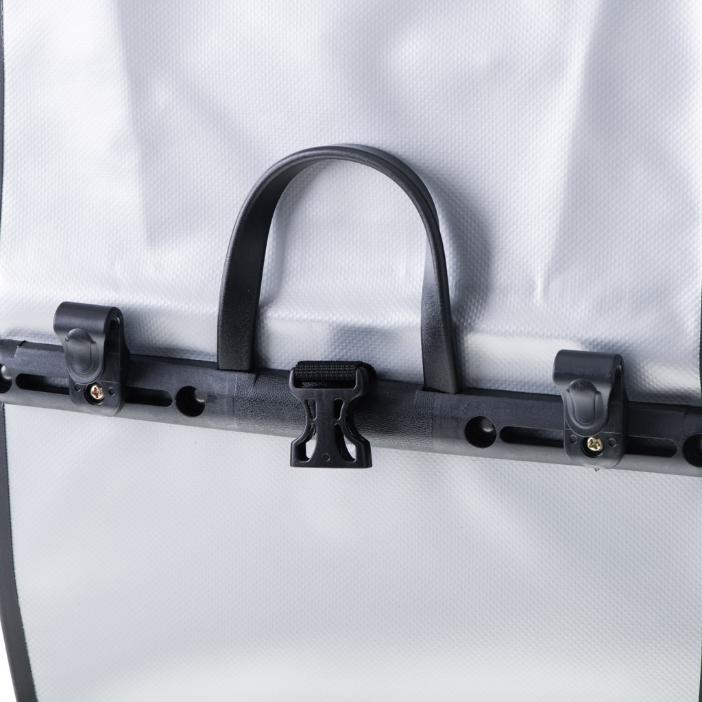 Torba rowerowa RALLEX sakwa na bagażnik wodoodporna boczna torba na rower pojemna 23l - obrazek 4