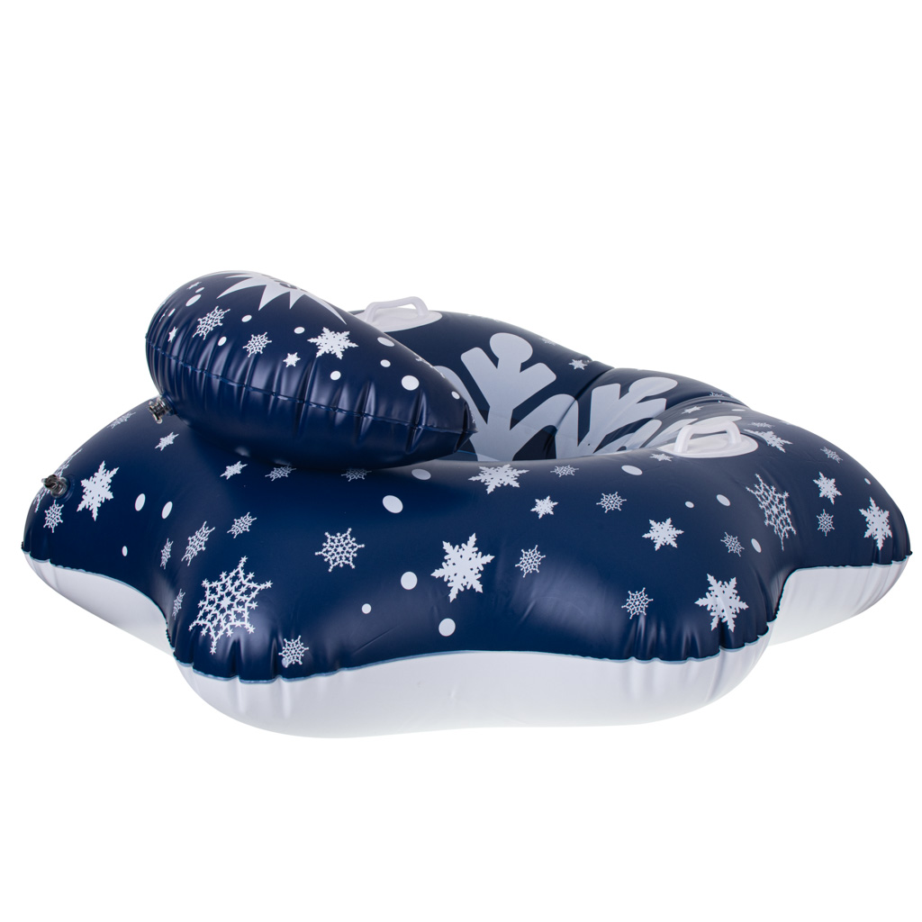 Ślizgacz sanki dmuchane na śnieg koło opona gwiazda 110cm - obrazek 3