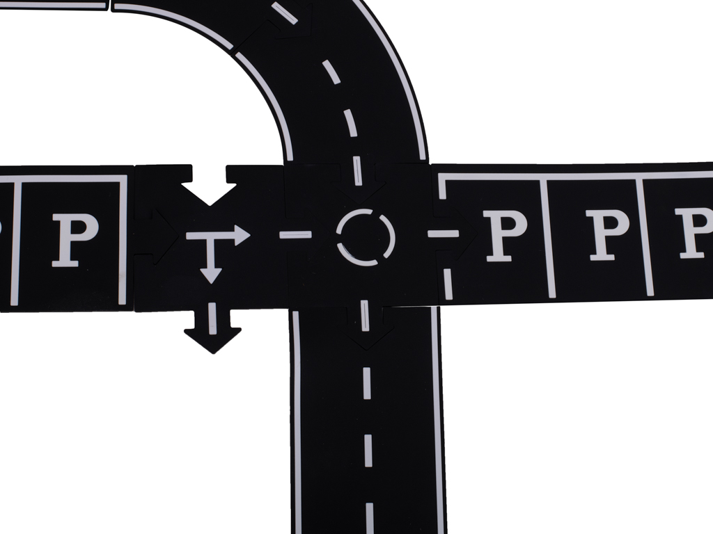 Puzzle kreatywne 2w1 droga jezdnia 40 elementów - obrazek 4