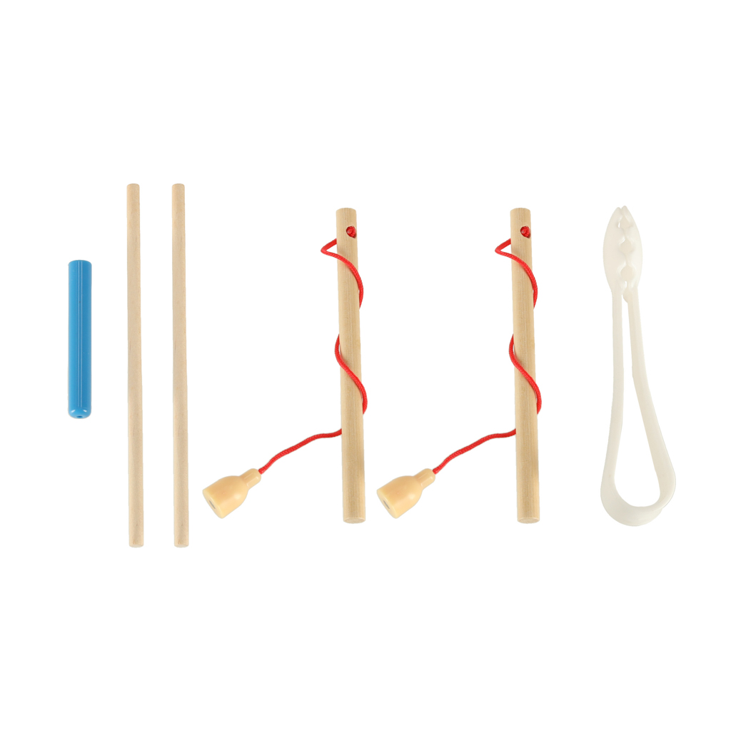Gra zręcznościowa rodzinna rybki gąsienice łowienie montessori - obrazek 7