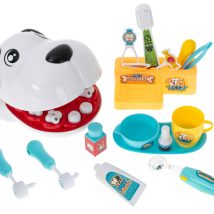 Chory ząbek dentysta zwierząt pies piesek zabawa wylecz zęba nauka weterynarz