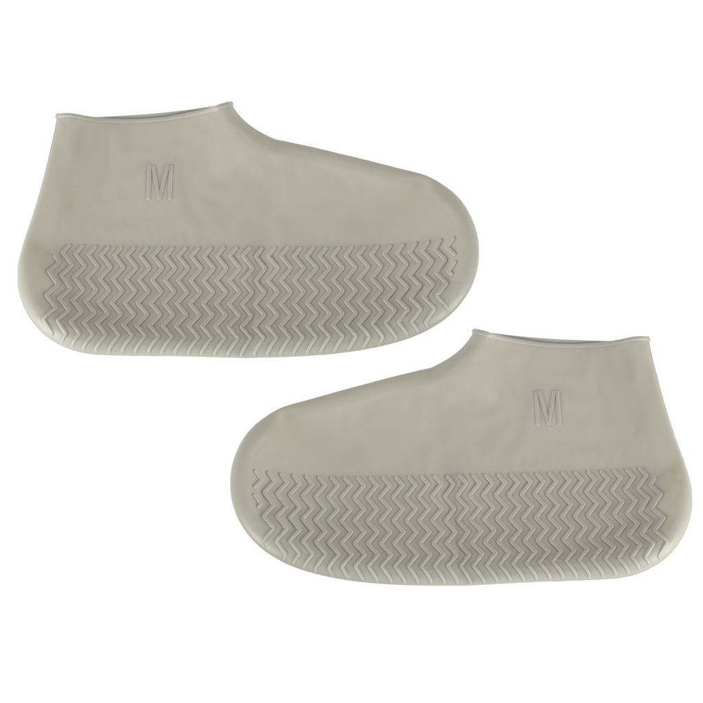 Nakładki przeciwdeszczowe na buty ochraniacze nieprzemakalne przeciwdeszczowe kalosze M szare roz. 35-38