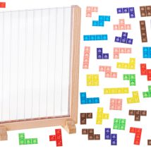 Gra logiczna układanka tetris stojący