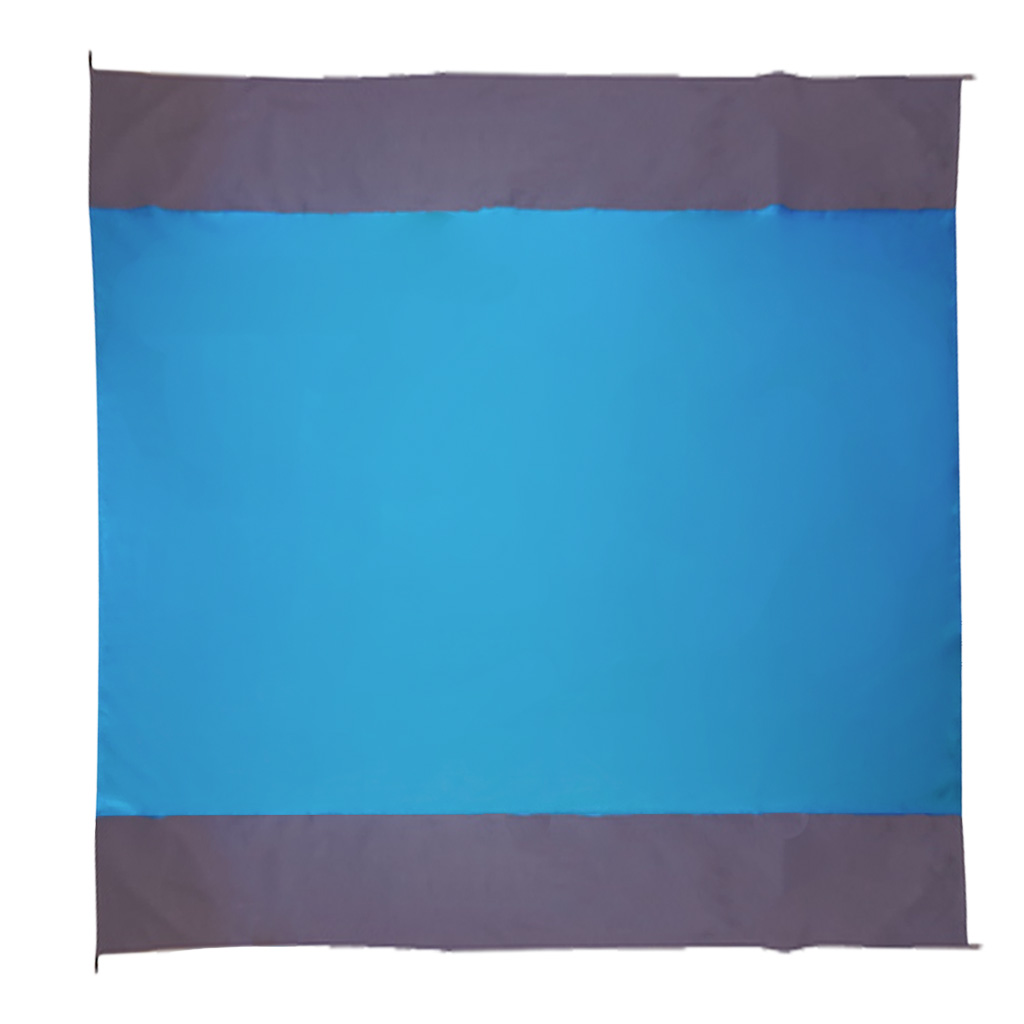 Mata plażowa piknikowa wodoodporna duża koc biwakowy na piknik biwak pokrowiec XXL 210 X 200 cm - obrazek 3