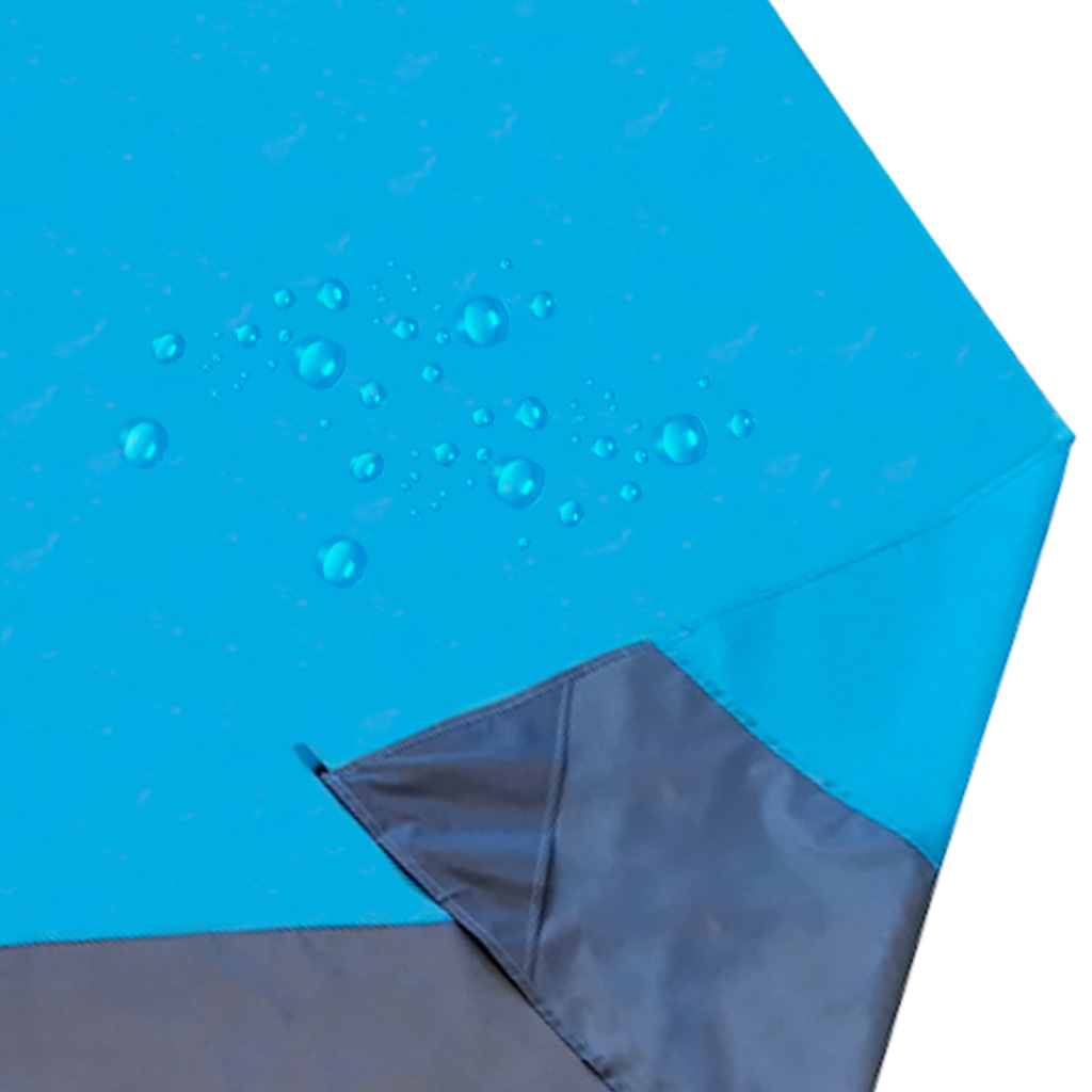 Mata plażowa piknikowa wodoodporna duża koc biwakowy na piknik biwak pokrowiec XXL 210 X 200 cm - obrazek 4