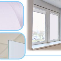 Folia rolka samoprzylepna okleina do szyb mleczna matowa 1,22x50m