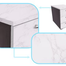 Folia rolka samoprzylepna okleina tapeta biały marmur – magnolia 1,22x50m