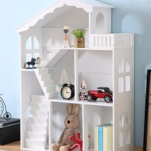 Regał na książki dla dzieci półka domek na zabawki 2w1 LULILO CALLA 116cm XXL