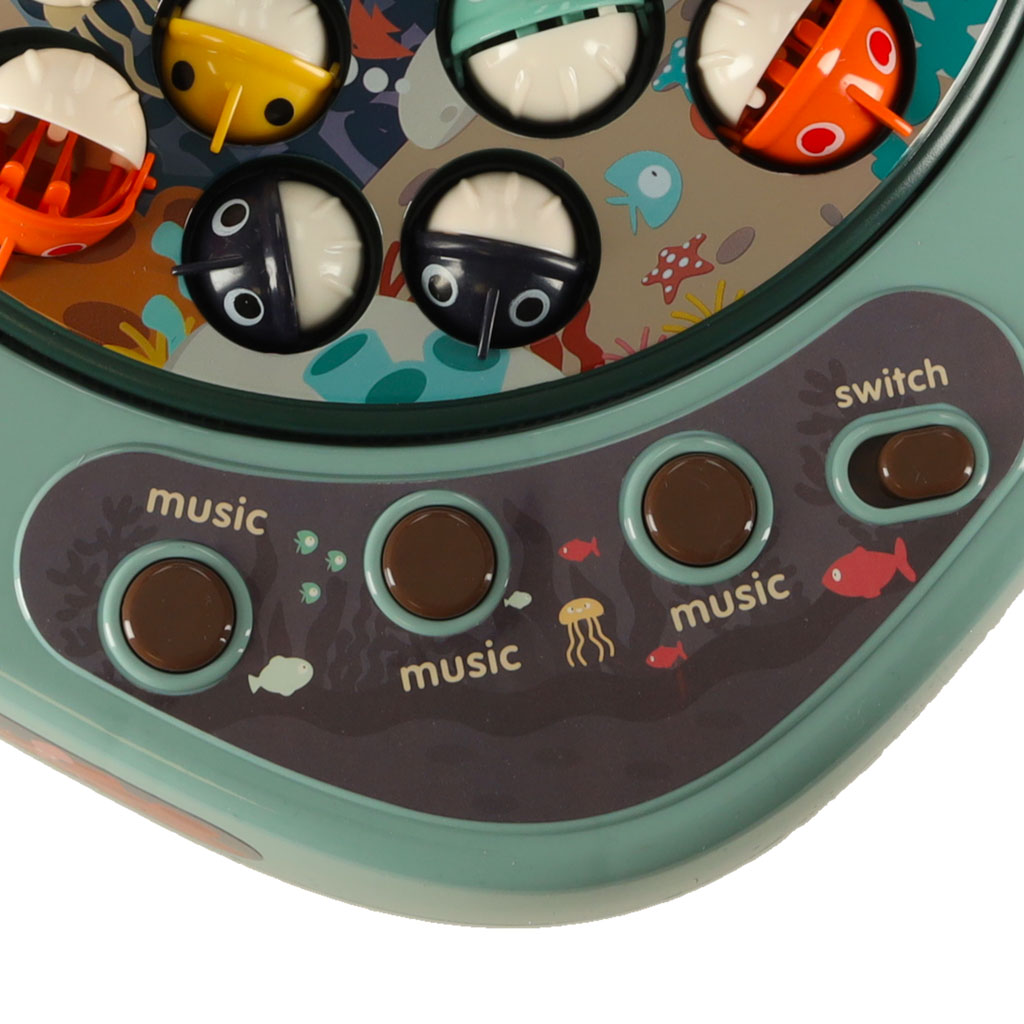 Gra zręcznościowa rodzinna rybki łowienie rybek + akcesoria niebieska 27el. - obrazek 7