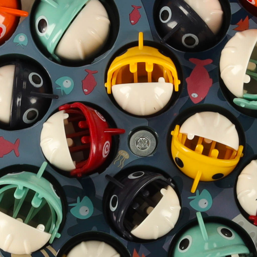 Gra zręcznościowa rodzinna rybki łowienie rybek + akcesoria niebieska 27el. - obrazek 8