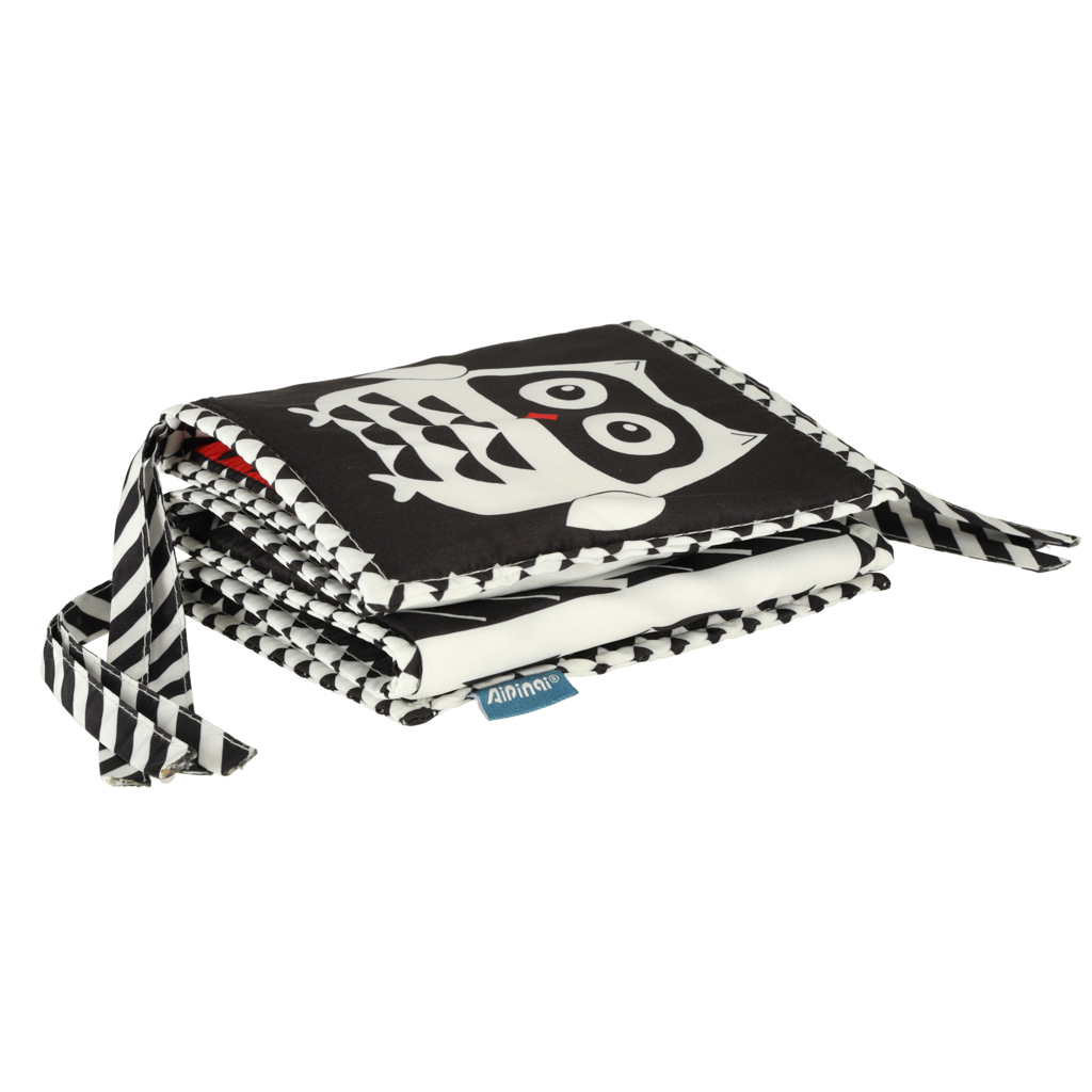 Ochraniacz do łóżeczka mata sensoryczna książeczka książka kontrastowa miękka - obrazek 6