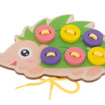 Zestaw edukacyjny do nauki szycia guzików jeż jeżyk