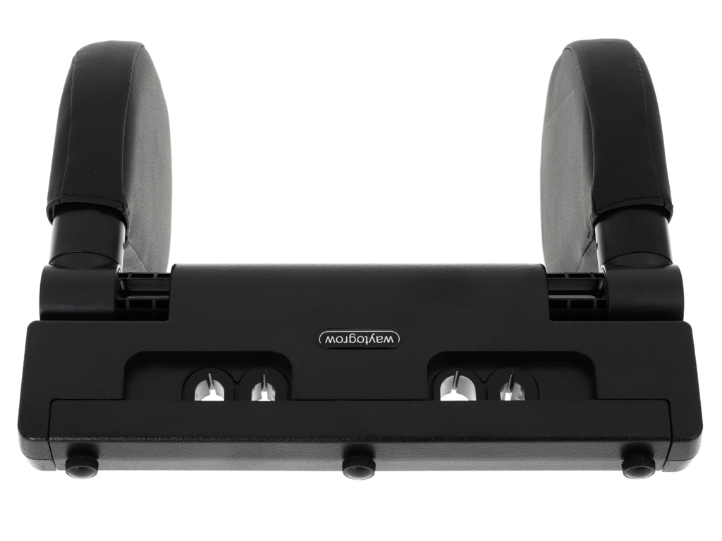 Zagłówek samochodowy poduszka podróżna oparcie na głowę szyje do samochodu regulowane czarny - obrazek 3