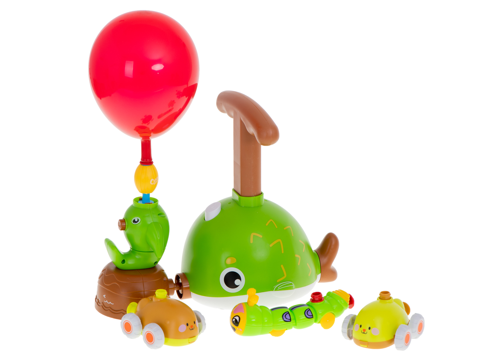 Wyrzutnia balonów samochód aerodynamiczny ryba zestaw 21 elementów - obrazek 4