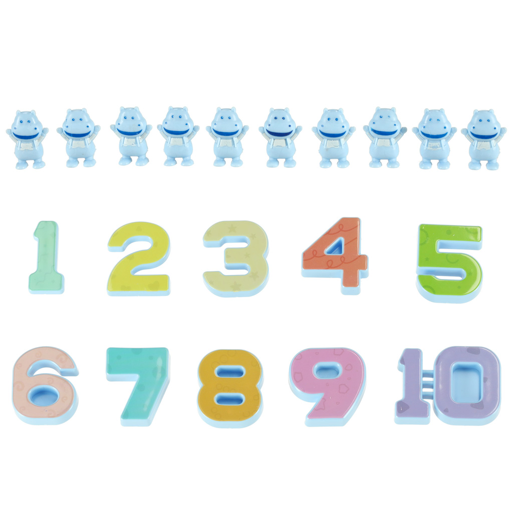 Waga szalkowa edukacyjna nauka liczenia hipopotam mini - obrazek 5