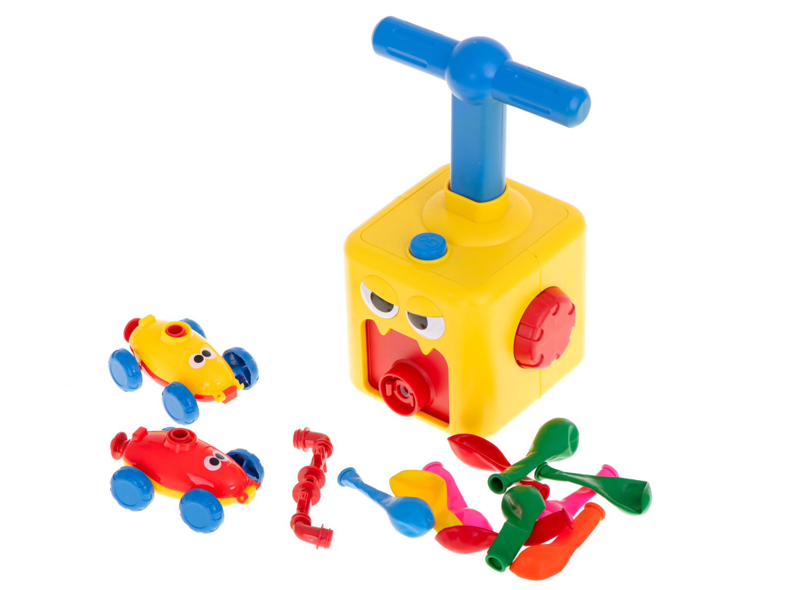 Wyrzutnia balonów XXL samochód aerodynamiczny potwór pompka 15 elementów - obrazek 5