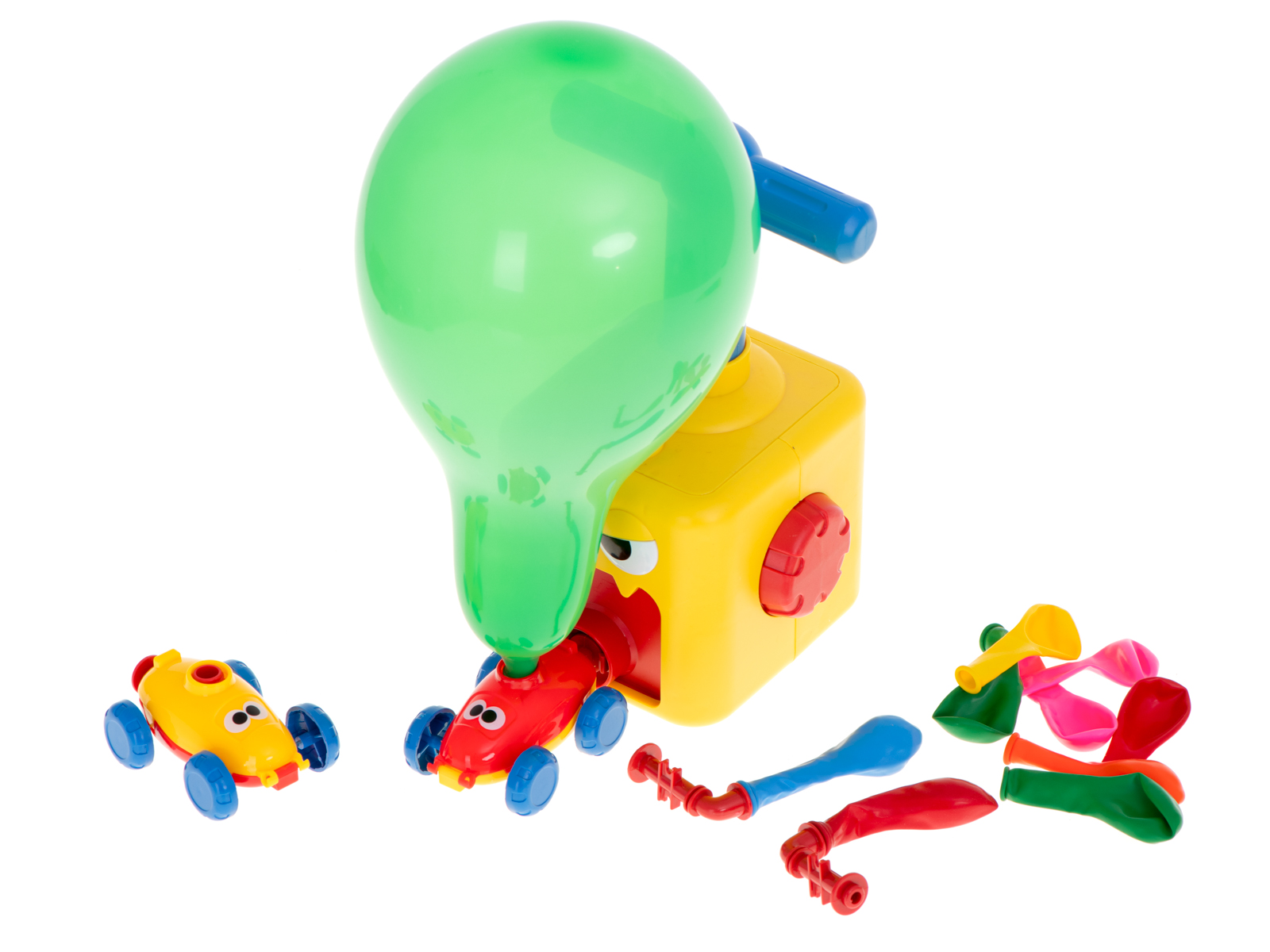 Wyrzutnia balonów XXL samochód aerodynamiczny potwór pompka 15 elementów - obrazek 8