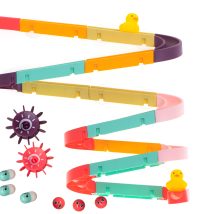 Zabawka do kąpieli zjeżdzalnia tor wodny + akcesoria