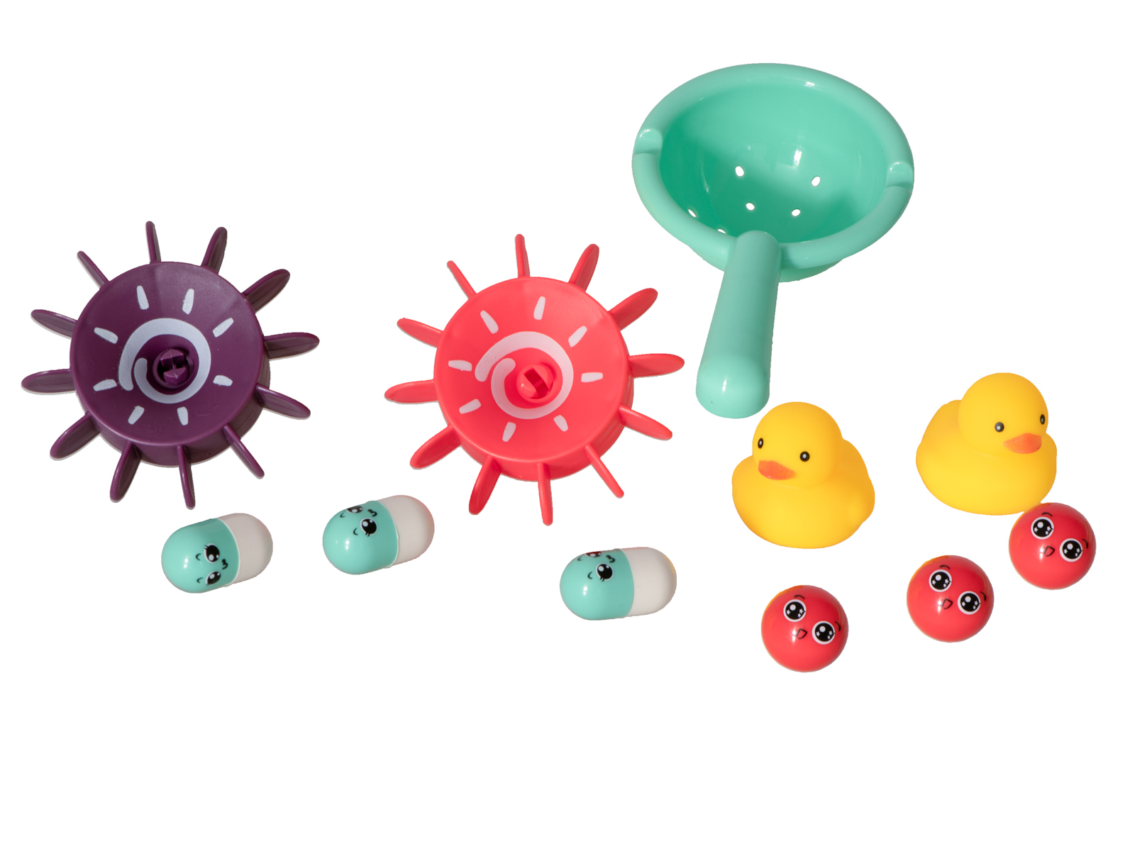 Zabawka do kąpieli zjeżdzalnia tor wodny + akcesoria - obrazek 7