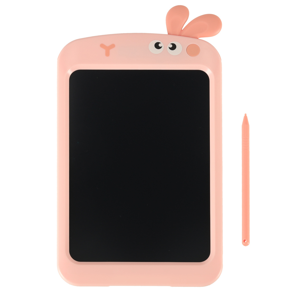 Tablet graficzny do rysowania dla dzieci znikopis tablica ekran LCD 8,5' królik róż - obrazek 3