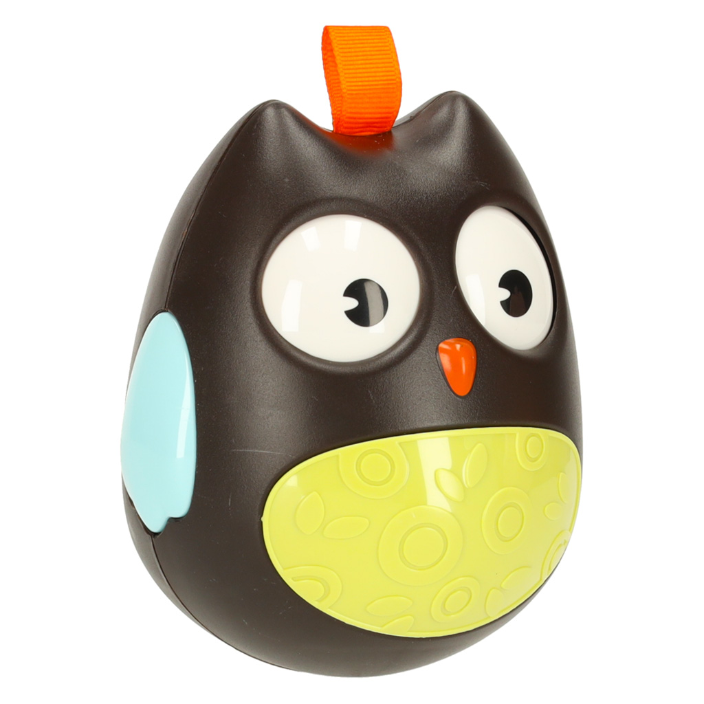 Wańka wstańka sowa sensoryczna kiwajka czarna - obrazek 5