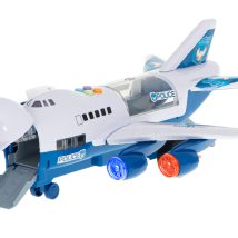 Transporter samolot + 6 aut policja bok/przód