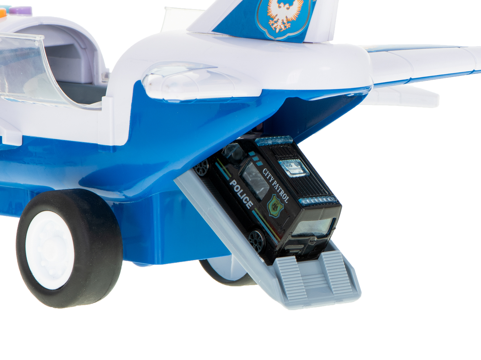 Transporter samolot + 6 aut policja bok/przód - obrazek 8