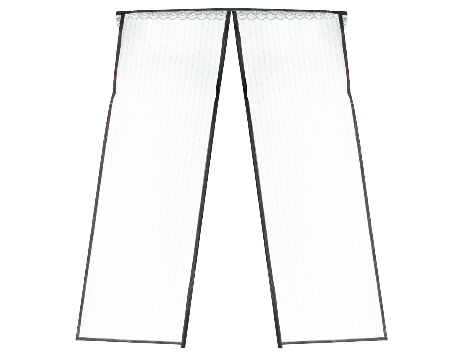 Moskitiera siatka magnetyczna na drzwi 85x210cm CZARNA - obrazek 3