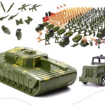 Żołnierzyki baza wojskowa figurki zestaw 307el.