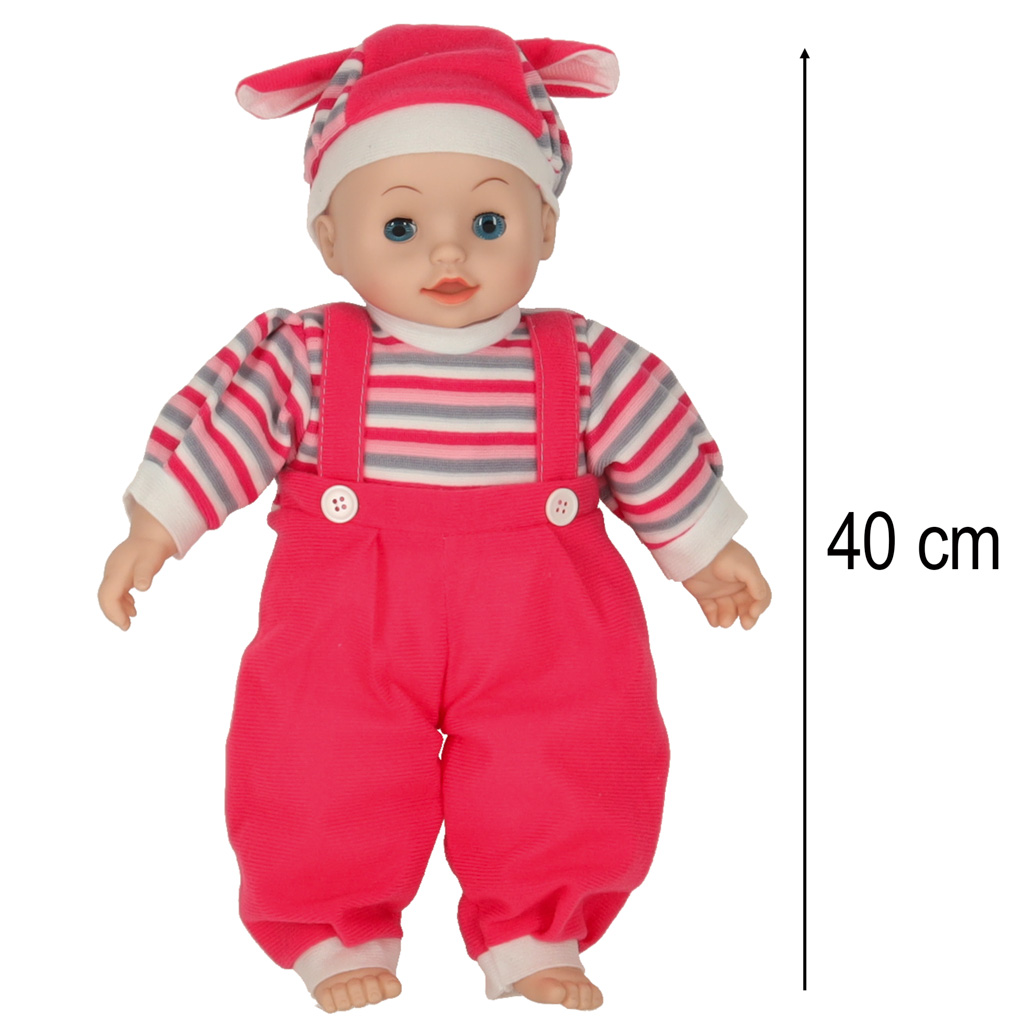 Lalka Maja bobas płacze śmieje się mówi 40cm - obrazek 6