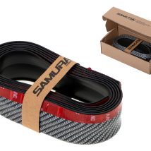 Dokładka zderzaka osłona uniwersalna spoiler carbon 2,5m czarna