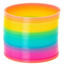 Sprężynka magiczna tęczowa rozciągana okrągła