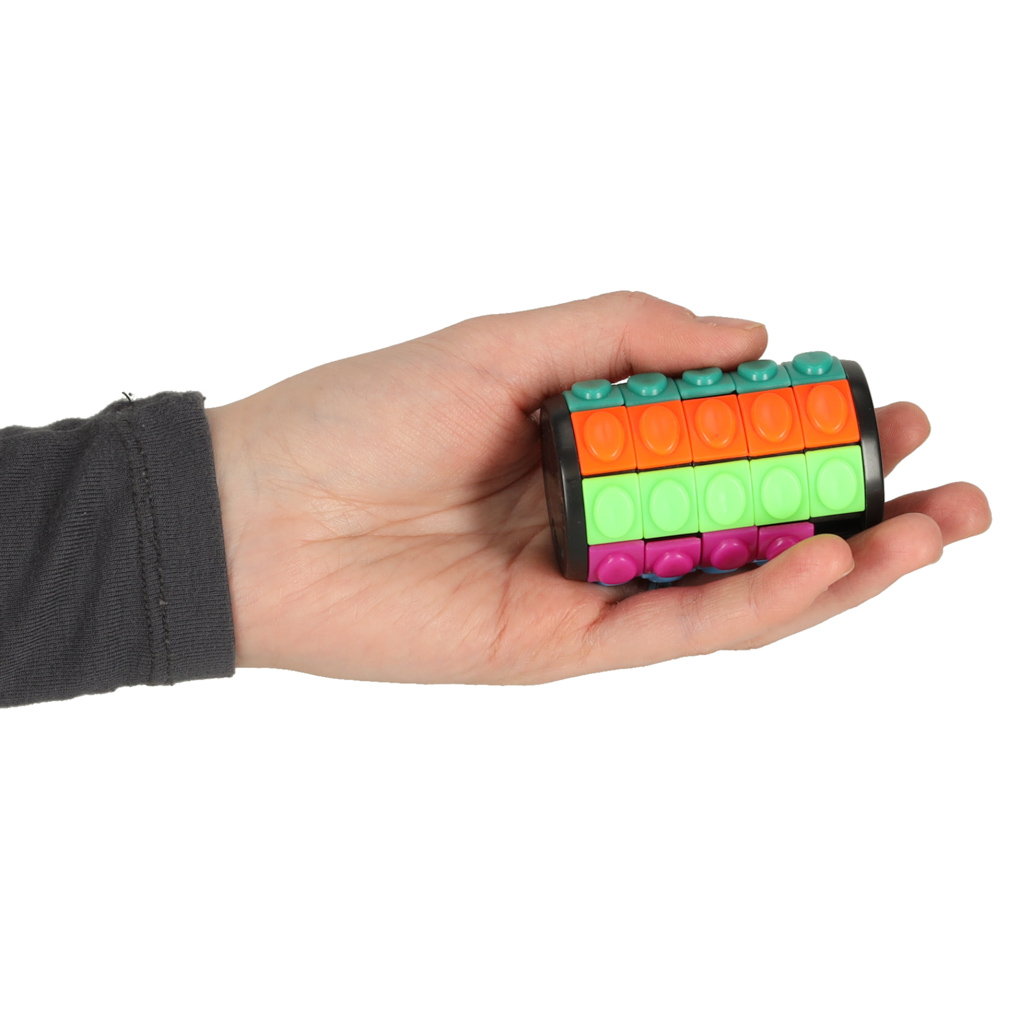 Układanka logiczna łamigłówka walec obrotowy 5 rzędów - obrazek 4