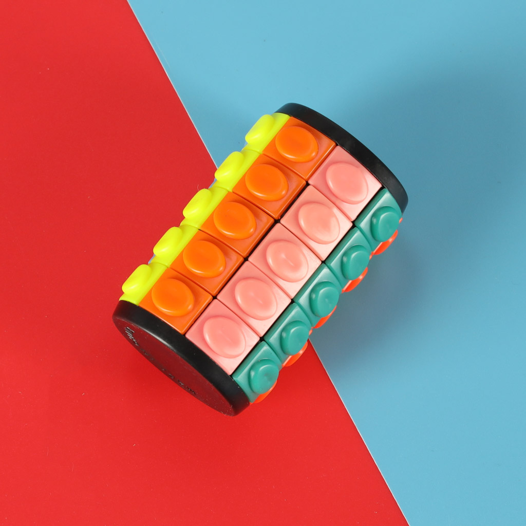 Układanka logiczna łamigłówka walec obrotowy 5 rzędów - obrazek 6