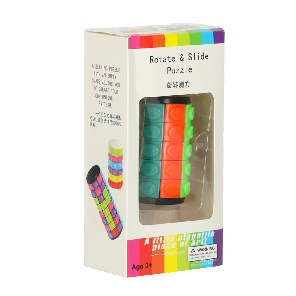 Układanka logiczna łamigłówka walec obrotowy 5 rzędów - obrazek 8