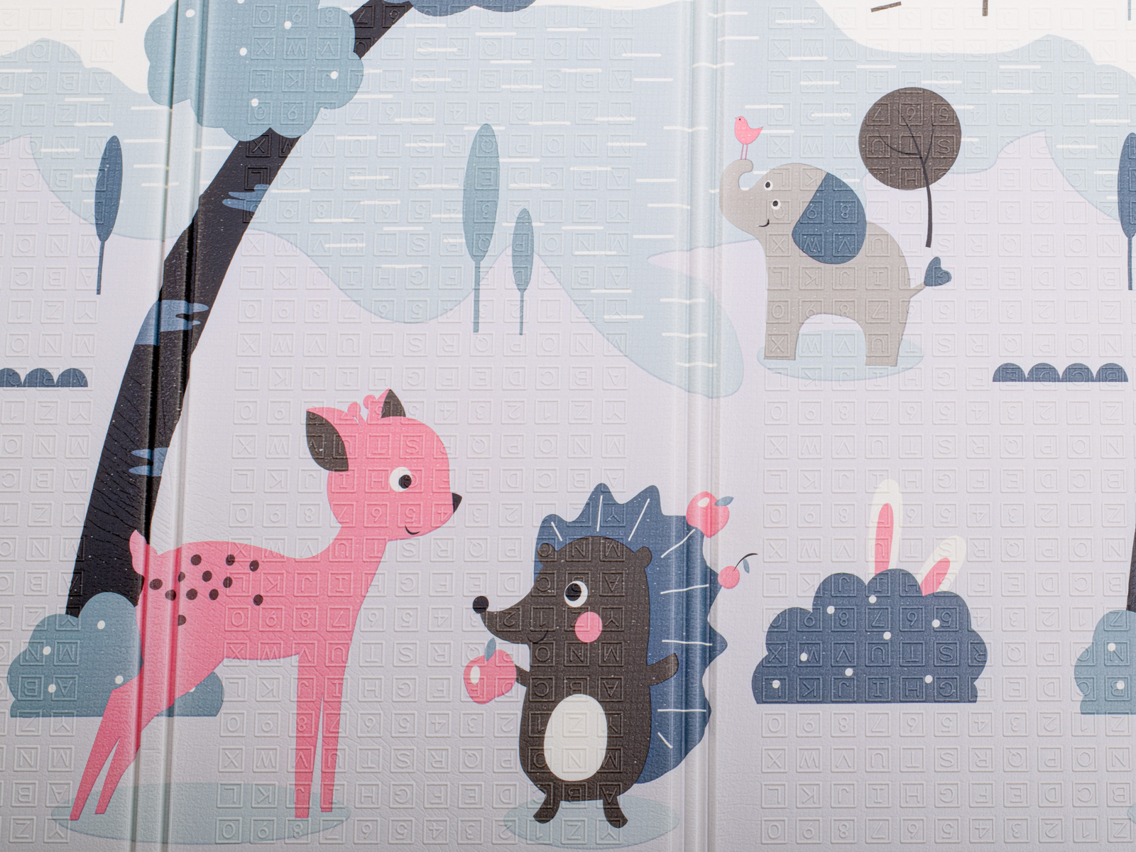 Mata edukacyjna piankowa dwustronna składana ulica las 177 x 158 cm - obrazek 5