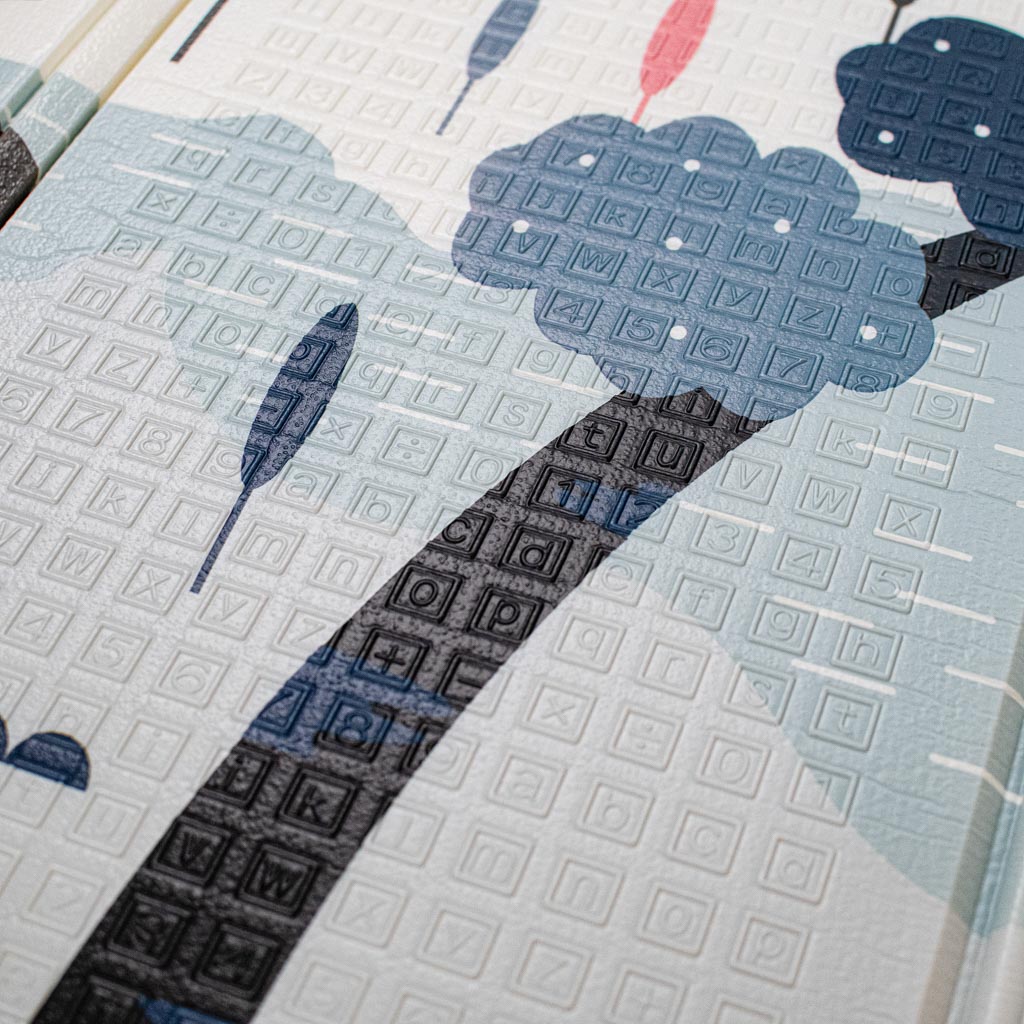 Mata edukacyjna piankowa dwustronna składana ulica las 177 x 158 cm - obrazek 8