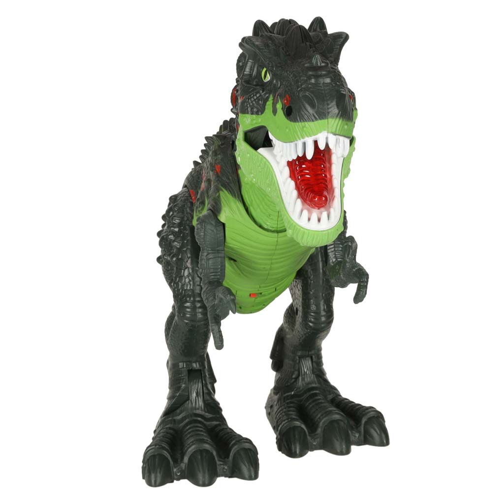 Dinozaur T-REX elektroniczny chodzi ryczy zielony - obrazek 3