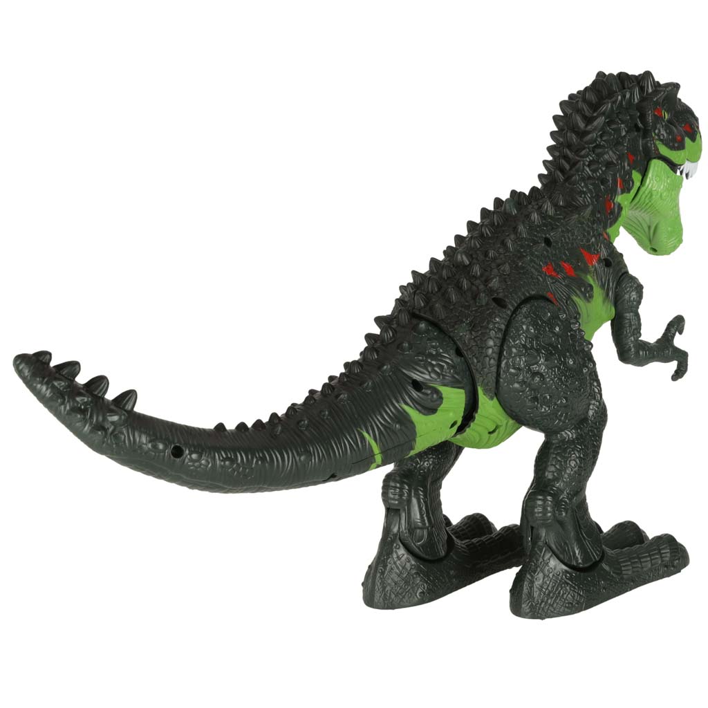 Dinozaur T-REX elektroniczny chodzi ryczy zielony - obrazek 7