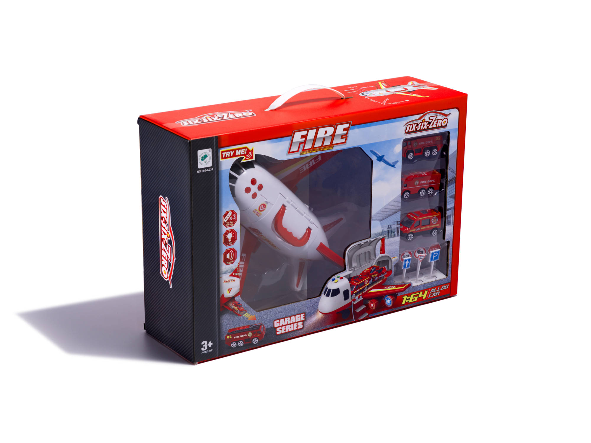 Transporter samolot + 3 auta straż pożarna - obrazek 3