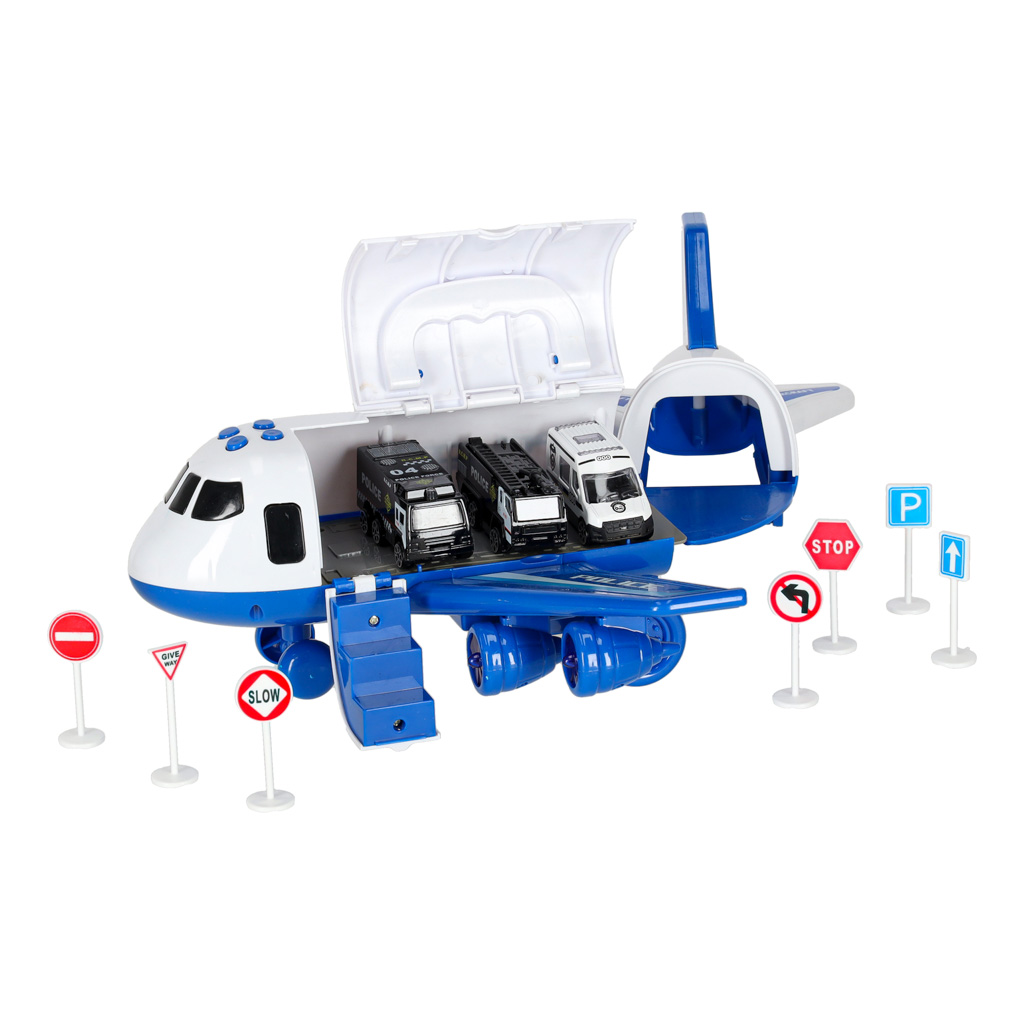 Transporter samolot + 3 auta policja - obrazek 5