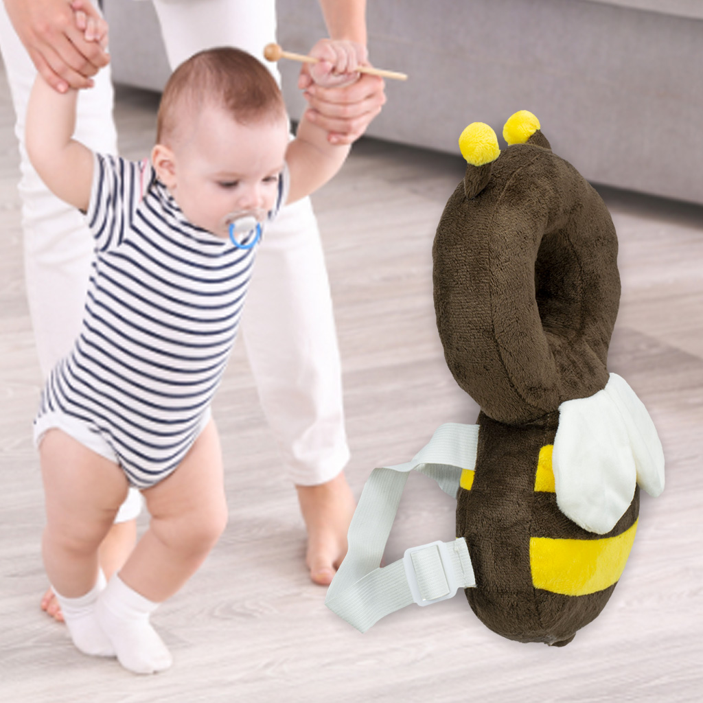 Ochrona głowy poduszka do nauki chodzenia plecak bezpieczeństwa przed upadkiem pszczoła - obrazek 5